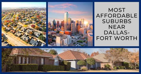 most affordable places to live in dallas fort worth area